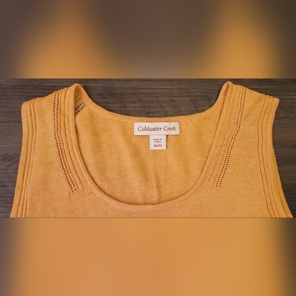 Coldwater Creek Scoopneck Sweater Shell XS - 4 - Picture 5 of 7